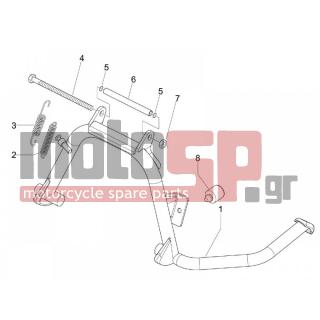 PIAGGIO - MP3 125 IE TOURING 2011 - Frame - Stands - 650311 - ΣΤΑΝ ΚΕΝΤΡΙΚΟ MP3 125300 L/T