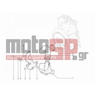 PIAGGIO - MP3 125 YOURBAN ERL 2013 - Engine/Transmission - WHATER PUMP - 876400 - ΒΑΣΗ ΤΡΟΜΠΑΣ ΝΕΡΟΥ SCOOTER 125 4T