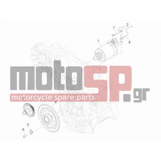 PIAGGIO - MP3 125 YOURBAN ERL 2013 - Engine/Transmission - Start - Electric starter - 82737R - ΚΟΡΩΝΑ ΒΟΛΑΝ SCOOTER 250500 CC