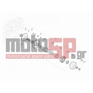 PIAGGIO - MP3 125 YOURBAN ERL 2012 - Engine/Transmission - drifting pulley - 8440494 - ΚΑΜΠΑΝΑ ΑΜΠΡ SCOOTER 125300 CC 4T