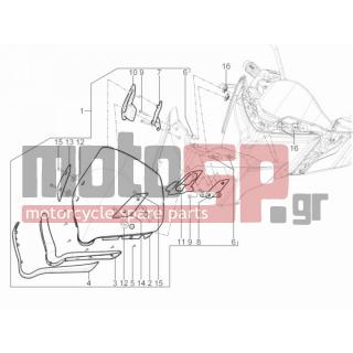 PIAGGIO - MP3 125 YOURBAN ERL 2012 - Body Parts - Windshield - Glass - 581175 - ΒΙΔΑ ΦΕΡΙΓΚ NRG EXTR-RUNNER RST-BEV 500