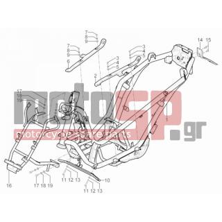 PIAGGIO - MP3 125 YOURBAN ERL 2013 - Frame - Frame / chassis - 6573135 - ΤΡΑΒΕΡΣΑ ΜΑΡΣΠΙΕ MP3 300 YOURBAN ΔΕΞΙΑ