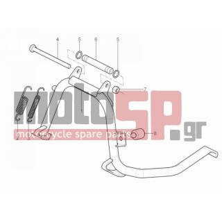 PIAGGIO - MP3 125 YOURBAN ERL 2013 - Frame - Stands - 650311 - ΣΤΑΝ ΚΕΝΤΡΙΚΟ MP3 125300 L/T