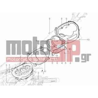 PIAGGIO - MP3 125 YOURBAN ERL 2013 - Electrical - Complex instruments - Cruscotto - 6720080090 - ΚΑΠΑΚΙ ΚΟΝΤΕΡ MP3 YOURBAN ΜΑΥΡΟ 94