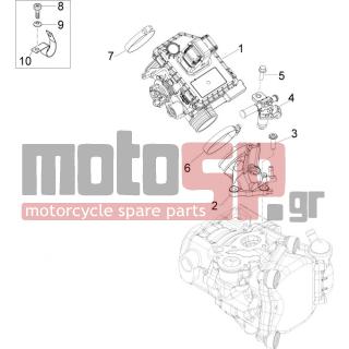 PIAGGIO - MP3 125 YOURBAN ERL 2011 - Engine/Transmission - Throttle body - Injector - Fittings insertion - 875694 - ΛΑΙΜΟΣ ΕΙΣΑΓ SCOOTER 250300 CC