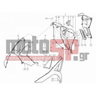 PIAGGIO - MP3 125 YOURBAN ERL 2013 - Body Parts - Storage Front - Extension mask - CM180701 - ΒΙΔΑ TORX