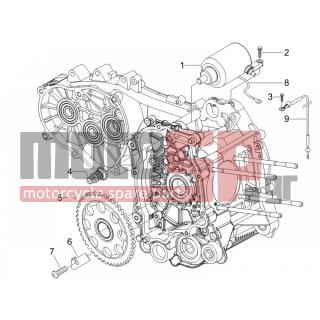 PIAGGIO - BEVERLY 250 E3 2007 - Κινητήρας/Κιβώτιο Ταχυτήτων - Start - Electric starter - 414837 - ΒΙΔΑ M6X25-B016774