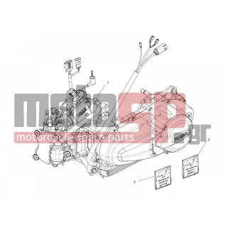 PIAGGIO - MP3 300 4T 4V IE LT IBRIDIO 2011 - Κινητήρας/Κιβώτιο Ταχυτήτων - engine Complete