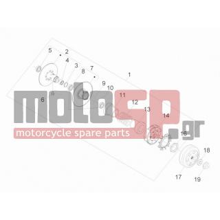 PIAGGIO - MP3 300 IE LT TOURING 2011 - Engine/Transmission - drifting pulley