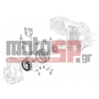 PIAGGIO - MP3 300 IE TOURING 2012 - Engine/Transmission - flywheel magneto - 873034 - ΒΟΛΑΝ SCΟΟTER 300 Ε3 ±