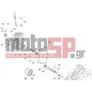 PIAGGIO - MP3 300 IE TOURING 2012 - Κινητήρας/Κιβώτιο Ταχυτήτων - COVER flywheel magneto - FILTER oil
