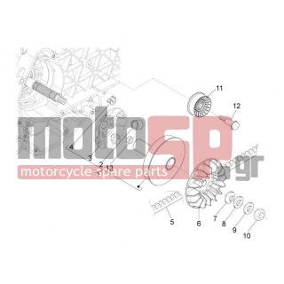 PIAGGIO - MP3 400 IE MIC 2008 - Engine/Transmission - driving pulley - 832697 - ΔΙΣΚΟΣ-ΓΡΑΝΑΖΙ ΒΑΡ SCOOTER 500 CC 4Τ