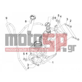 PIAGGIO - MP3 500 RL SPORT - BUSIBESS 2012 - Body Parts - Fuel tank - 259832 - ΤΑΠΑ ΒΕΝΖΙΝΗΣ BEV-TYPH-ET4-GT-Χ8-MP3-SK