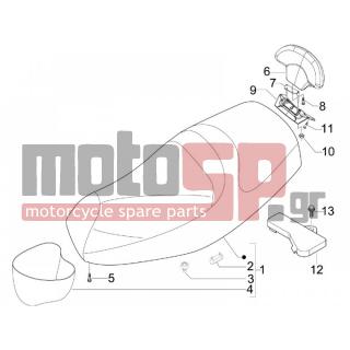 PIAGGIO - MP3 500 RL SPORT - BUSIBESS 2011 - Body Parts - Saddle / Sitting - Tool - 414837 - ΒΙΔΑ M6X25-B016774