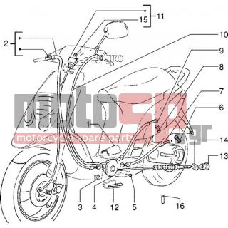 PIAGGIO - NRG EXTREME < 2005 - Κινητήρας/Κιβώτιο Ταχυτήτων - transmissions - 179640 - ΜΠΑΛΑΚΙ ΝΤΙΖΑΣ ΦΡΕΝΟΥ