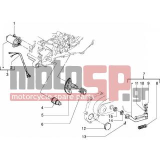 PIAGGIO - NRG MC2 < 2005 - Electrical - IGNITION - STARTER LEVER - 286214 - ΜΑΝΙΒΕΛΑ SCOOTER