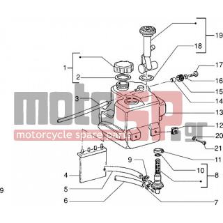 PIAGGIO - NRG MC2 < 2005 - Body Parts - fuel tank - CM004126 - Σωλήνας βενζίνης