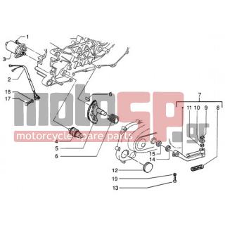 PIAGGIO - NRG MC3 DD < 2005 - Electrical - IGNITION - STARTER LEVER - 286214 - ΜΑΝΙΒΕΛΑ SCOOTER