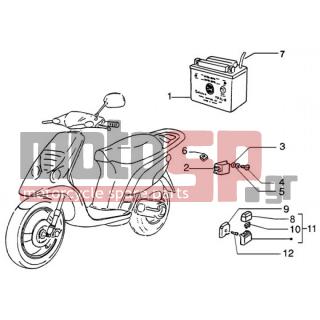 PIAGGIO - NRG MC3 DT < 2005 - Electrical - Battery - circuit breakers - 584319 - Αυτόματος διακόπτης
