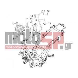 PIAGGIO - BEVERLY 250 IE E3 2008 - Electrical - Voltage regulator -Electronic - Multiplier - 414838 - ΒΙΔΑ M6x35