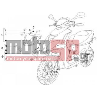 PIAGGIO - NRG POWER DD SERIE SPECIALE 2012 - Electrical - Lamps - Direction - 258249 - ΒΙΔΑ M4,2x19 (ΛΑΜΑΡΙΝΟΒΙΔΑ)