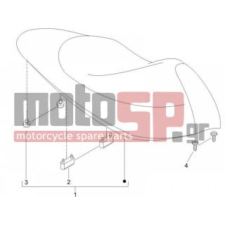 PIAGGIO - NRG POWER DD SERIE SPECIALE 2012 - Body Parts - Saddle / Sitting - Tool - 259830 - ΒΙΔΑ SCOOTER