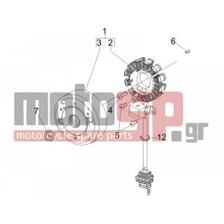 PIAGGIO - NRG POWER DD SERIE SPECIALE 2008 - Engine/Transmission - flywheel magneto - 584526 - ΒΟΛΑΝ SCOOTER 50 2T