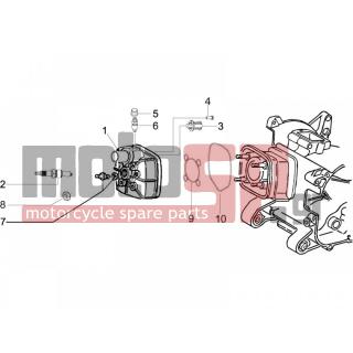 PIAGGIO - NRG POWER DD SERIE SPECIALE 2007 - Engine/Transmission - COVER head - 256756 - ΒΙΔΑ