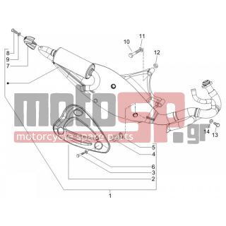 PIAGGIO - NRG POWER DD SERIE SPECIALE 2012 - Exhaust - silencers - 288245 - ΠΑΞΙΜΑΔΙ