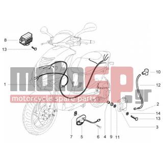 PIAGGIO - NRG POWER DT < 2005 - Electrical - Cable Group - regulator - HV coil - 217164 - Αποστάτης