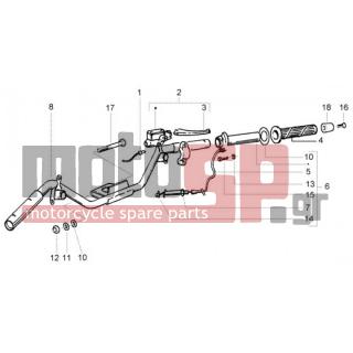 PIAGGIO - NRG POWER DT < 2005 - Frame - steering parts - 20206 - Παξιμάδι M6