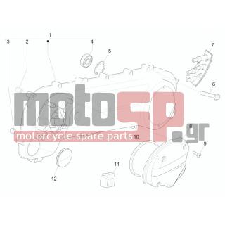 PIAGGIO - NRG POWER DT 2011 - Engine/Transmission - COVER sump - the sump Cooling - 830821 - ΚΑΠΑΚΙ ΑΕΡΑΓΩΓΟΥ MC3 DT