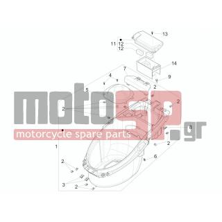PIAGGIO - NRG POWER DT 2013 - Body Parts - bucket seat - 258249 - ΒΙΔΑ M4,2x19 (ΛΑΜΑΡΙΝΟΒΙΔΑ)