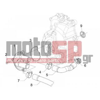 PIAGGIO - BEVERLY 250 IE SPORT E3 2008 - Engine/Transmission - WHATER PUMP - CM001908 - ΚΟΛΙΕΣ D.30,8 S.0,6 L.7