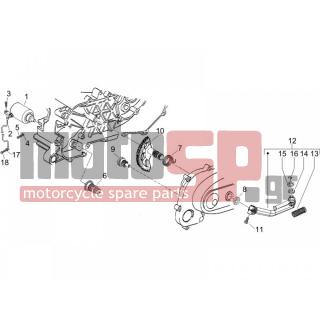 PIAGGIO - NRG POWER DT SERIE SPECIALE 2009 - Engine/Transmission - Start - Electric starter - 483537 - ΓΡΑΝΑΖΙ ΜΑΝΙΒ SCOOTER 50-80
