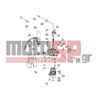 PIAGGIO - NRG POWER DT SERIE SPECIALE 2007 - Engine/Transmission - CARBURETOR accessories - 288883 - ΚΑΠΑΚΙ ΤΣΟΚ ΚΑΡΜΠΥΛΑΤΕΡ