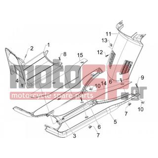 PIAGGIO - NRG POWER DT SERIE SPECIALE 2009 - Body Parts - Central fairing - Sill - CM017410 - ΑΣΦΑΛΕΙΑ ΜΕΣΑΙΑ ΓΙΑ ΛΑΜΑΡΙΝΟΒΙΔΑ ΣΕ ΠΛ