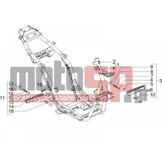 PIAGGIO - NRG POWER DT SERIE SPECIALE 2011 - Πλαίσιο - Frame / chassis - 295592 - ΛΑΜΑΚΙ ΜΑΡΣΠΙΕ RUNNER