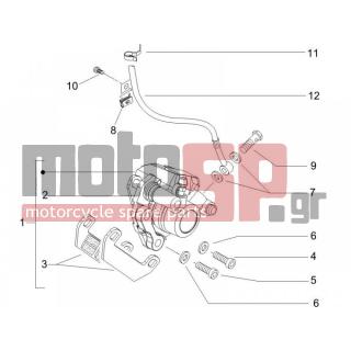 PIAGGIO - NRG POWER DT SERIE SPECIALE 2007 - Brakes - brake lines - Brake Calipers - 265451 - ΒΙΔΑ ΜΑΡΚ ΔΑΓΚΑΝΑΣ