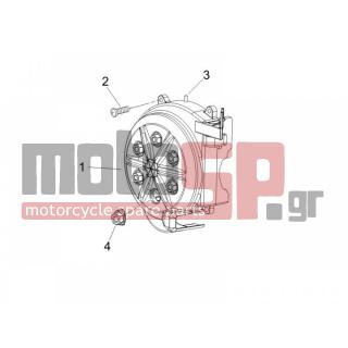 PIAGGIO - NRG POWER PURE JET 2006 - Engine/Transmission - COVER flywheel magneto - FILTER oil - 826972 - ΚΑΠΑΚΙ ΒΟΛΑΝ SCOOTER 50 INEZ