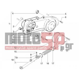 PIAGGIO - NRG POWER PURE JET 2006 - Engine/Transmission - COVER sump - the sump Cooling - 145298 - ΚΟΛΛΑΡΟ ΦΥΣΟΥΝΑΣ RUNNER PUREJET