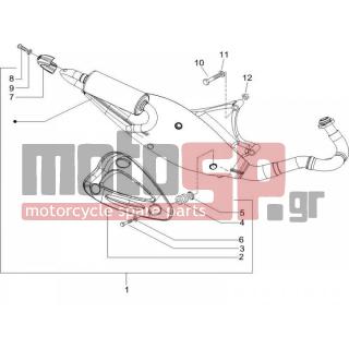 PIAGGIO - NRG POWER PURE JET 2005 - Exhaust - silencers - 433800 - ΒΙΔΑ