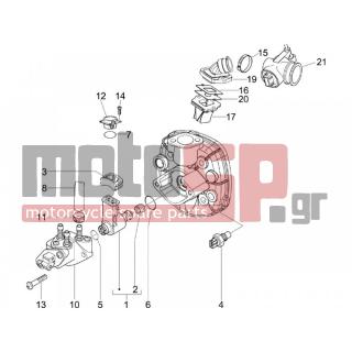 PIAGGIO - NRG POWER PURE JET 2005 - Engine/Transmission - Throttle body - Injector - Fittings insertion - 433361 - ΦΛΑΝΤΖΑ ΤΥΡΗΟΟΝ 125 (PAYS-BAS)