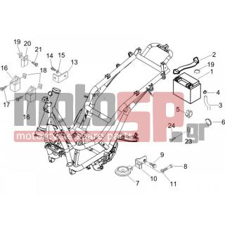 PIAGGIO - BEVERLY 250 IE SPORT E3 2008 - Electrical - Relay - Battery - Horn - 834951 - ΡΟΔΕΛΑ ΚΩΝΙΚΗ ΒΑΛΙΤΣΑΣ LIBERTY RST