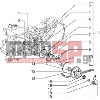PIAGGIO - SFERA RST 50 < 2005 - Engine/Transmission - pulley drive - 286158 - ΓΡΑΝΑΖΙ ΛΑΔΙΟΥ SCOOTER