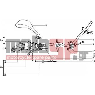 PIAGGIO - SKIPPER 125 1998 - Frame - steering parts - 265249 - ΒΙΔΑ MANET COSA2-FL-SCOOTER