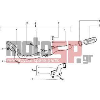 PIAGGIO - SKIPPER 125 1998 - Engine/Transmission - cooling pipe strap-insertion tube - 226820 - Πλάκα