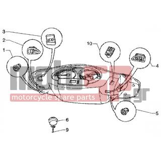 PIAGGIO - SUPER HEXAGON GTX 180 < 2005 - Electrical - Electrical devices - 582163 - Διάταξη engine stop-start