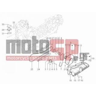 PIAGGIO - TYPHOON 125 4T 2V E3 2011 - Engine/Transmission - OIL PUMP - 434541 - ΒΙΔΑ M6X16 SCOOTER CL10,9