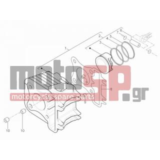 PIAGGIO - TYPHOON 125 4T 2V E3 2011 - Engine/Transmission - Complex cylinder-piston-pin - 8319740004 - ΠΙΣΤΟΝΙ STD SCOOTER 125 4T E2 CAT.4 ΜΑΝΤ